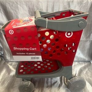Target Red and Gray Kids Shopping Cart
